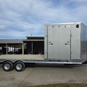8.5×22 Hybrid Deckover Enclosed Trailer (2) 5200lb Axles