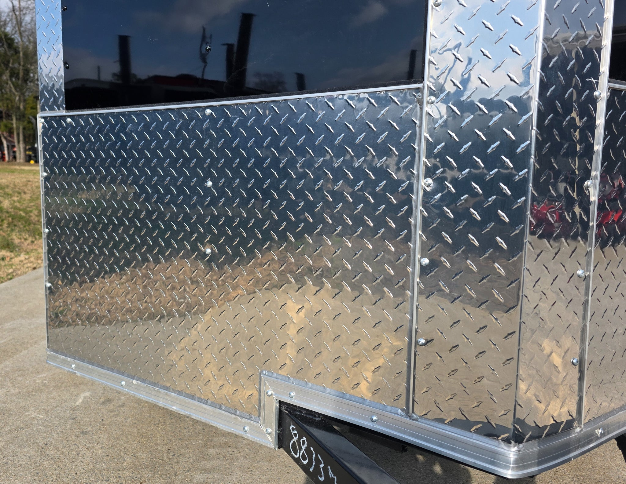 6×12 Black V-Nose Enclosed Trailer with Silver ATP (1) 3,500lb Axle - Image 13
