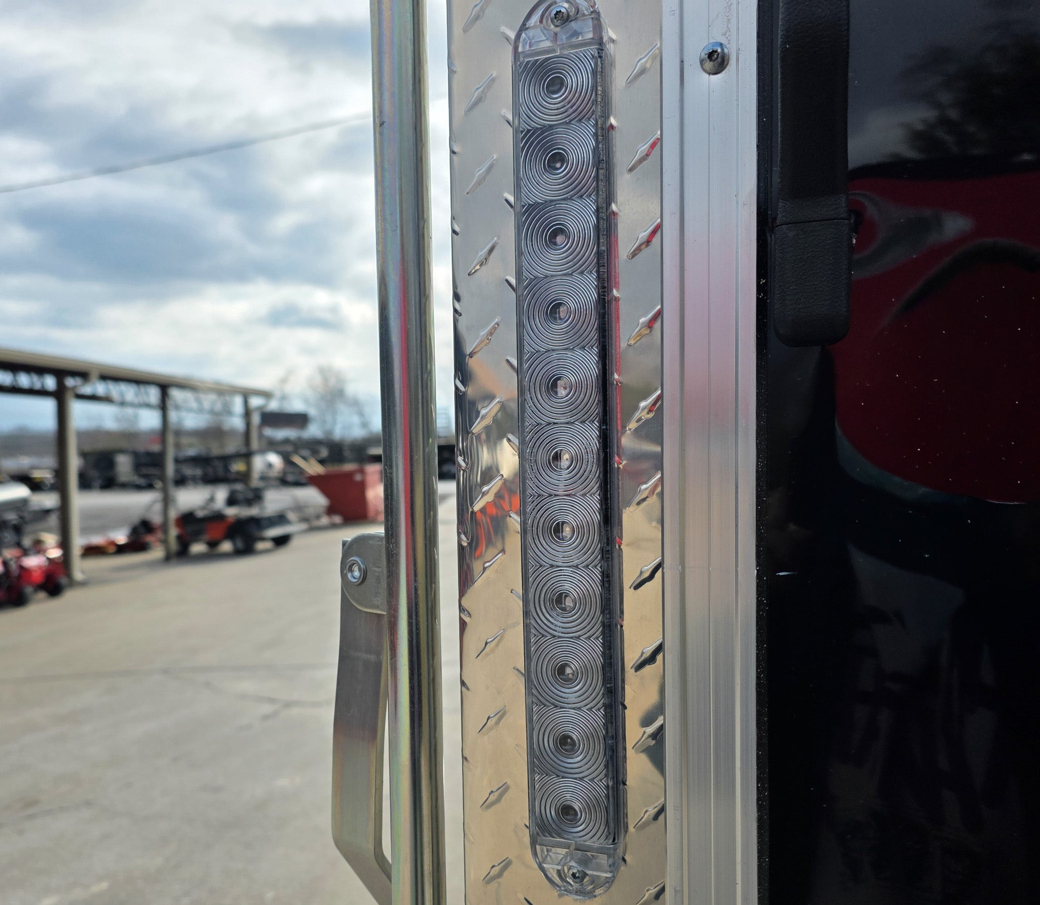 6×12 Black V-Nose Enclosed Trailer with Silver ATP (1) 3,500lb Axle - Image 17