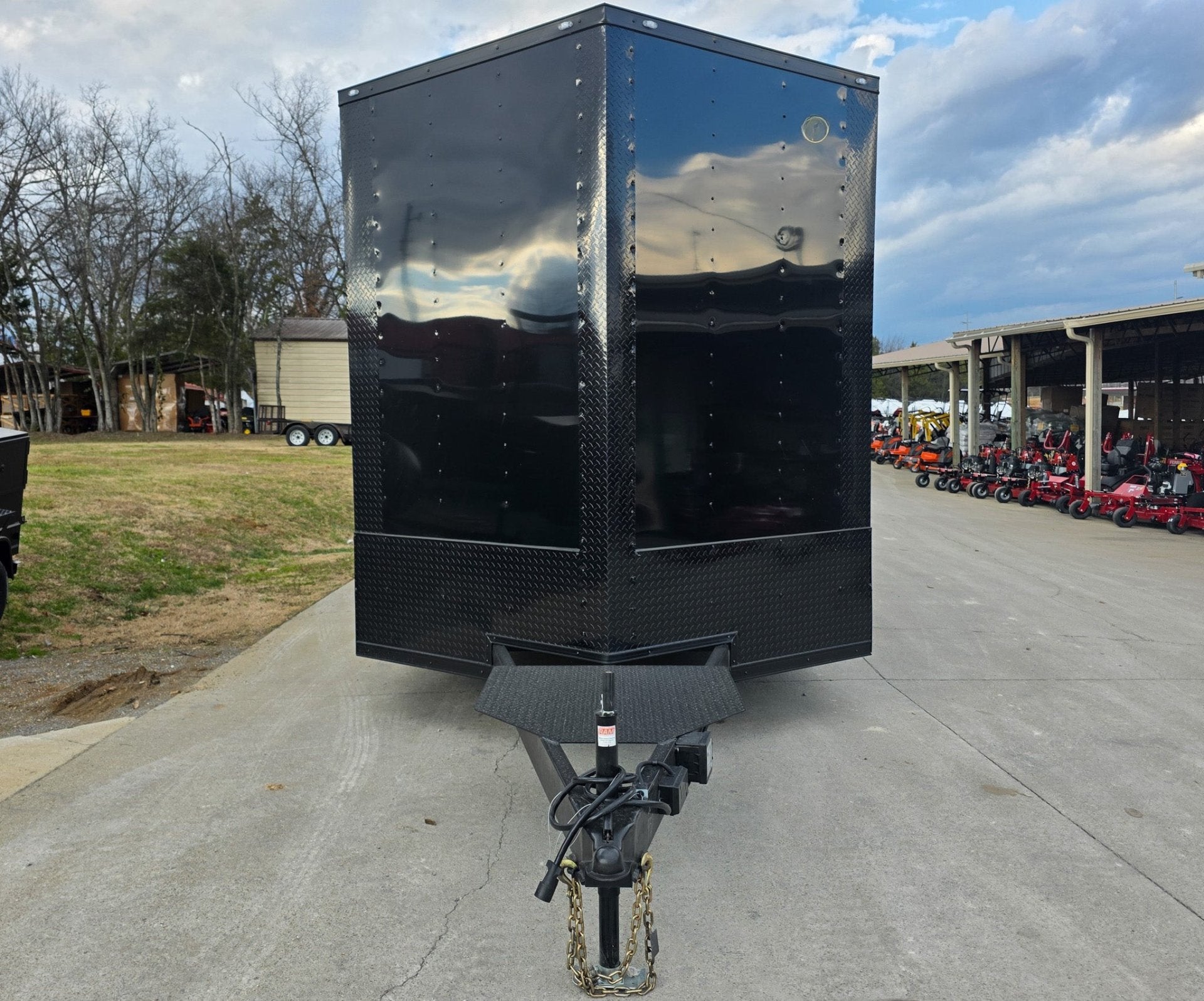 8.5×24 Black Hybrid Enclosed Trailer (2) 5,200lb Axles 10K GVWR - Image 2