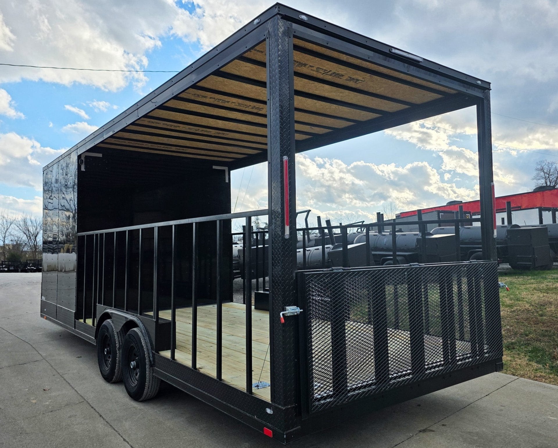 8.5×24 Black Hybrid Enclosed Trailer (2) 5,200lb Axles 10K GVWR - Image 9