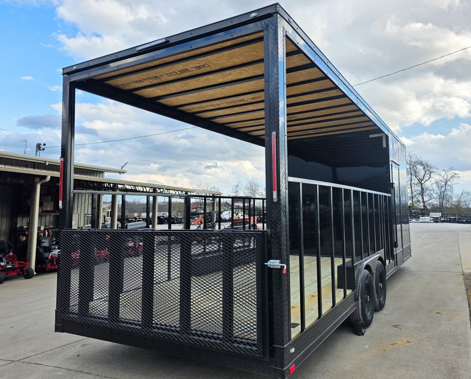8.5×24 Black Hybrid Enclosed Trailer (2) 5,200lb Axles 10K GVWR - Image 7