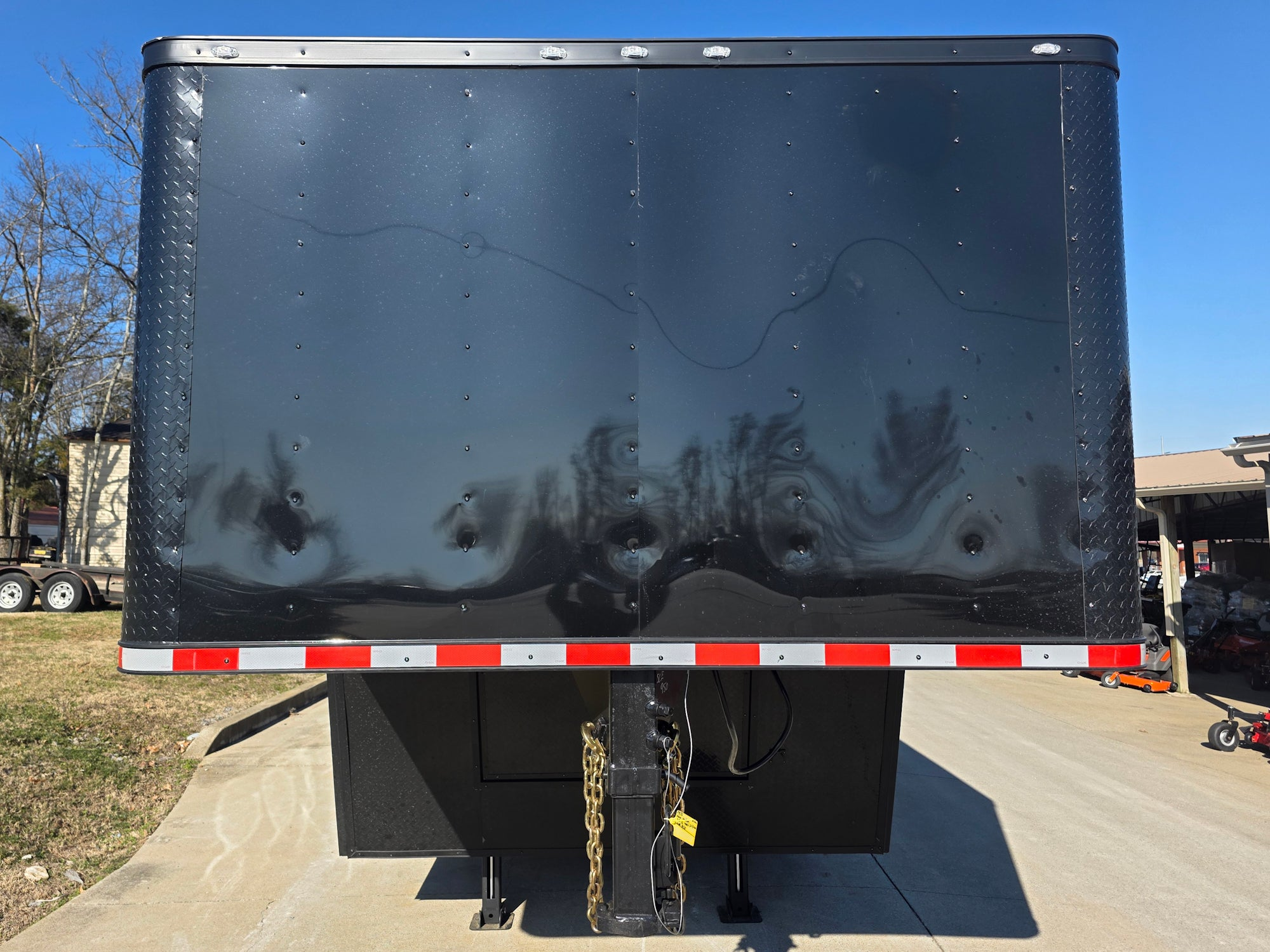 8.5′ X 32′ Gooseneck Hybrid Enclosed Trailer and 16′ Porch With Fold Out Gate - Image 16