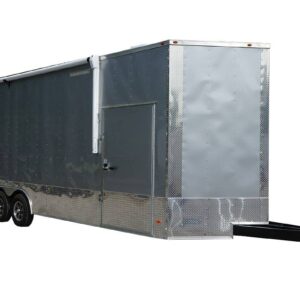 Enclosed Trailer 8.5′ X 26′ Silver Frost