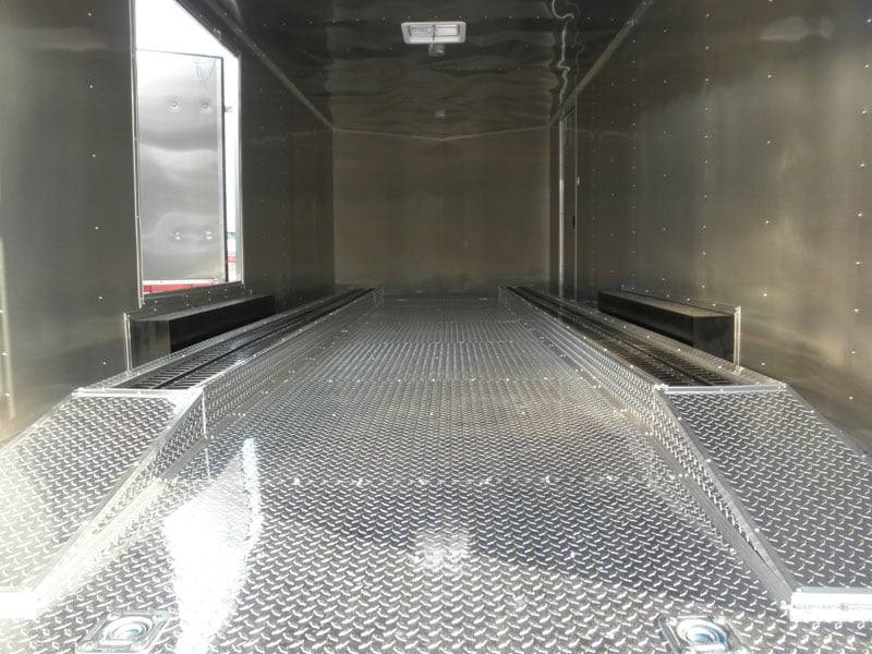 Enclosed Trailer 8.5′ X 24′ White – Cargo Bike Car Hauler Storage - Image 19
