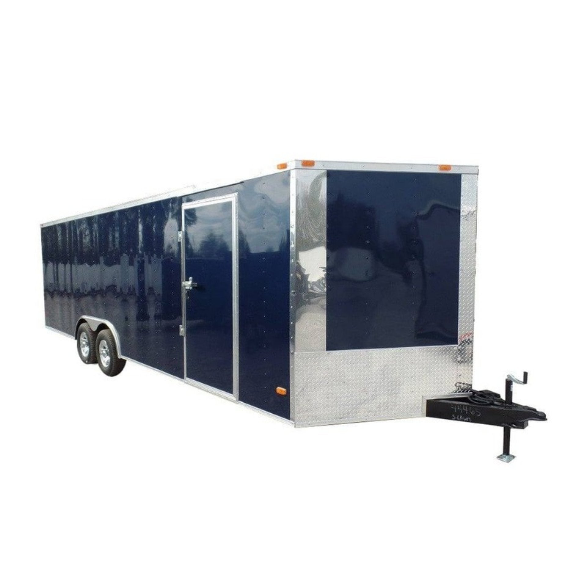 Enclosed Trailer 8.5′ X 24′ Indigo Blue Equipment Hauler Storage