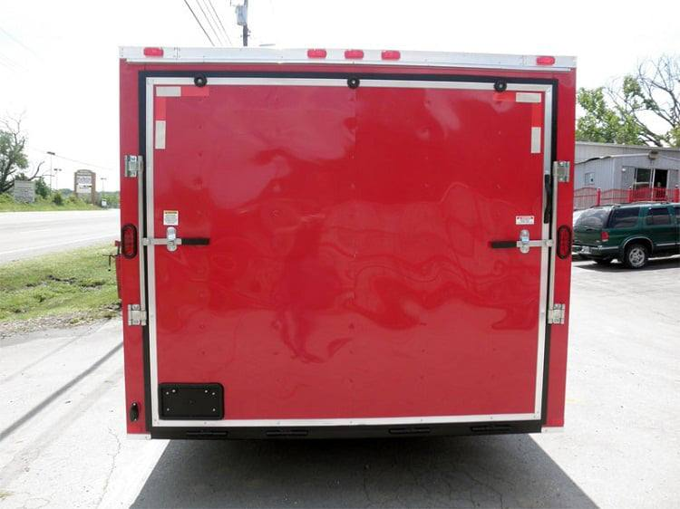 Enclosed Trailer 8.5’x24′ Red – Motorcycle Trailer Car Truck Argo ATV Hauler Storage - Image 6