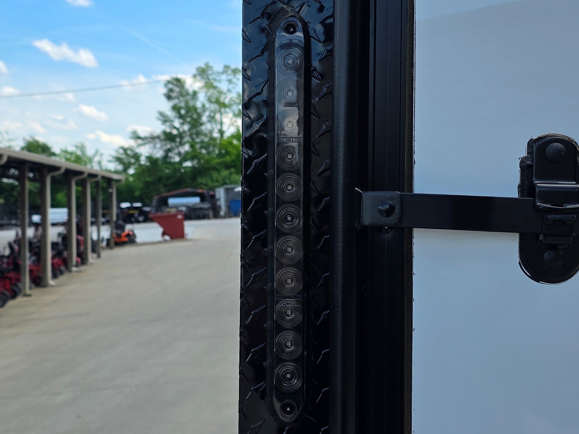 8.5’x20′ White V-Nose Enclosed Trailer with Blackout Package 2-5200lb Axles - Image 24