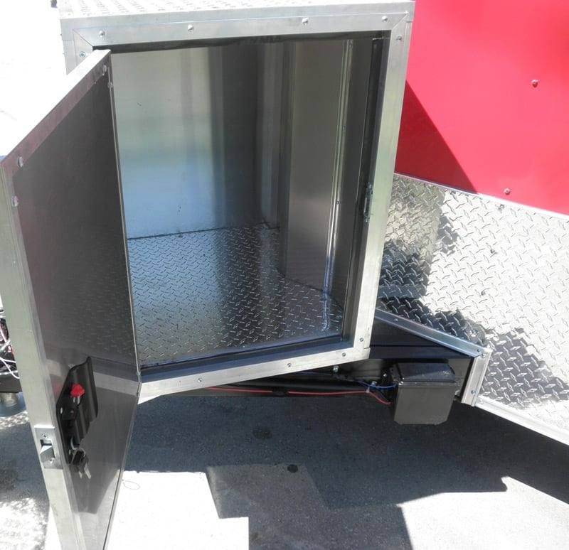 Enclosed Trailer 8.5’x26′ Red – Motorcycle Car Bike Hauler Storage - Image 10