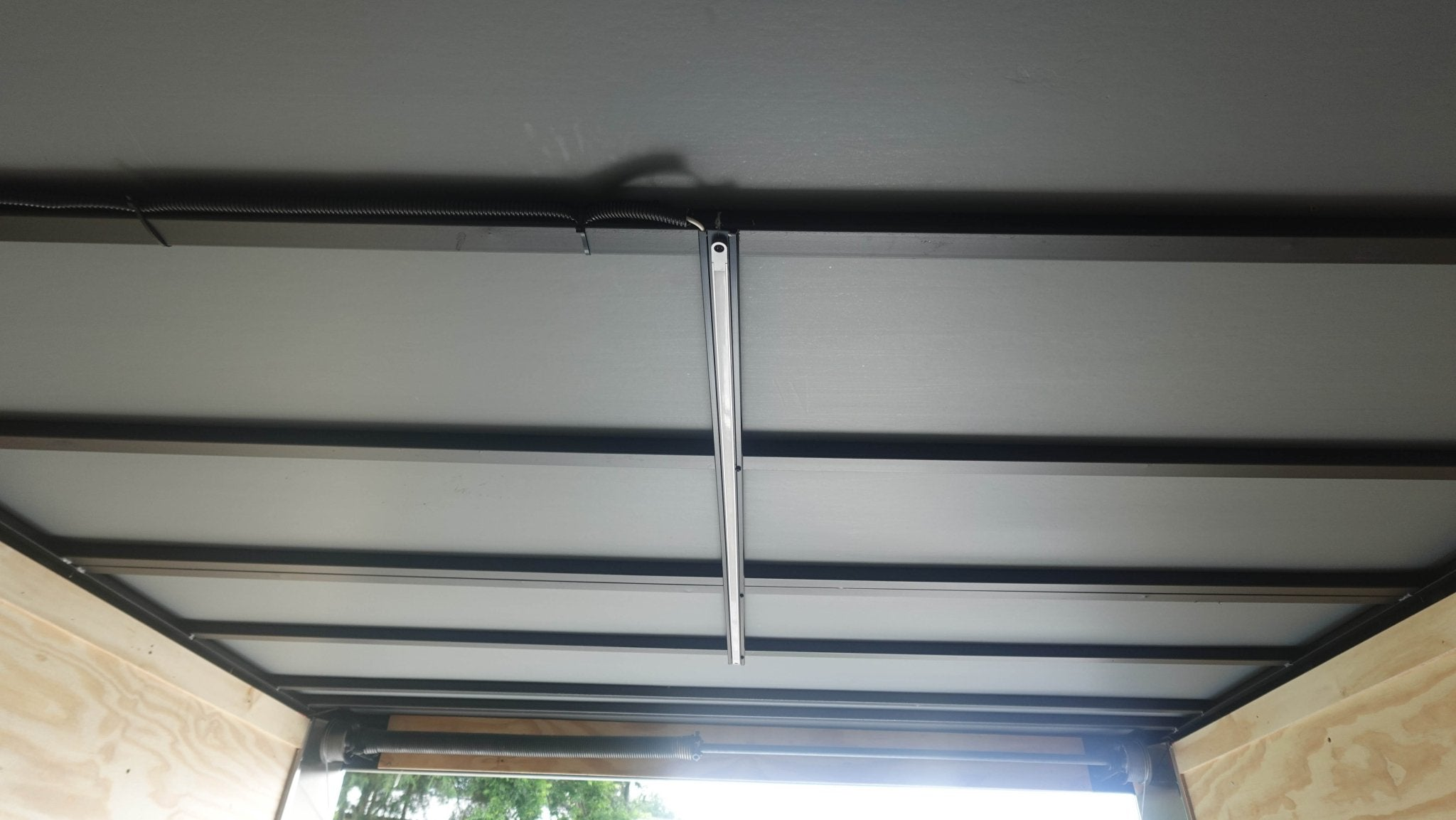 8.5×24 Blue V-Nose Slant Top Enclosed Trailer (2) 5200lb Axles Ladder Racks - Image 17
