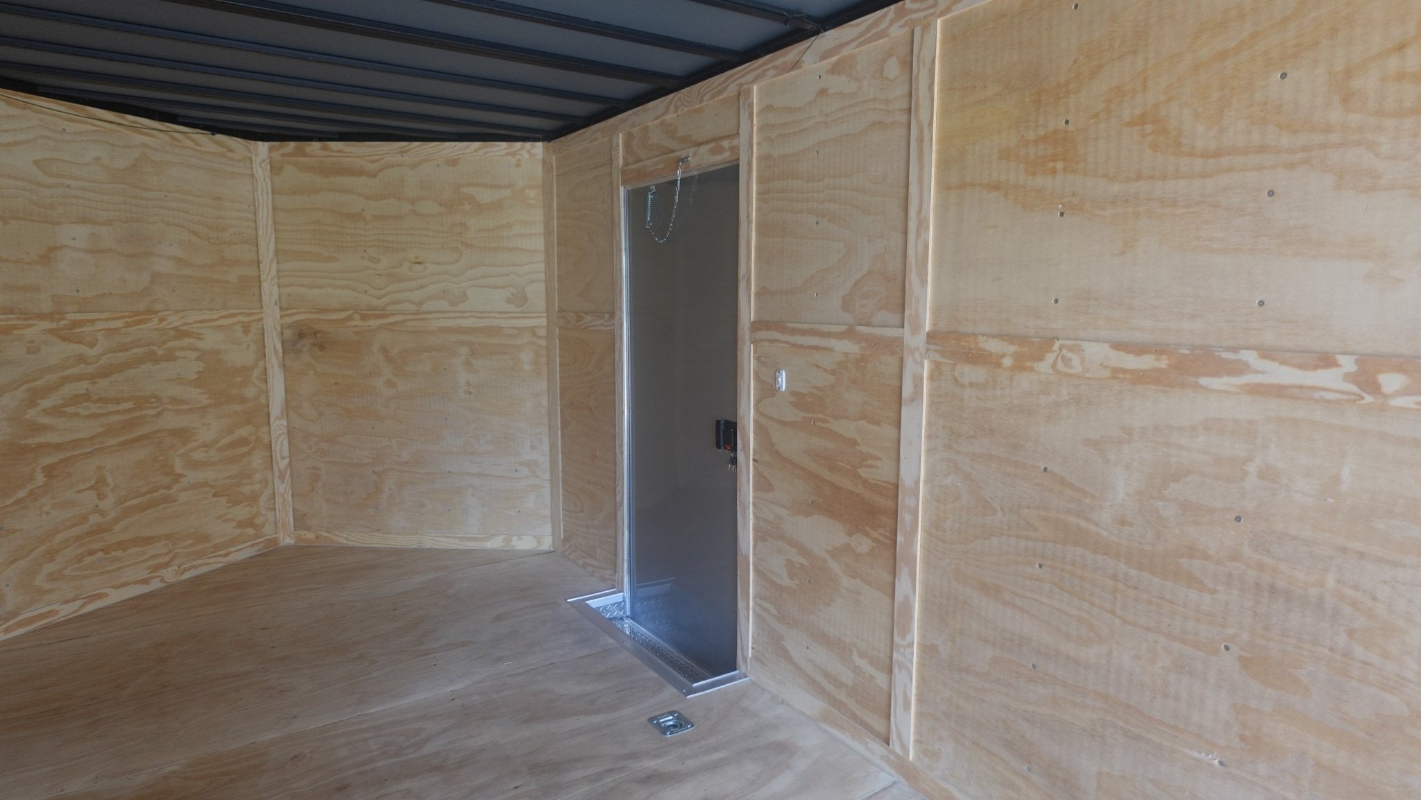 8.5X24 Black Enclosed Trailer (2) 5,200lb Axles Escape Door - Image 17