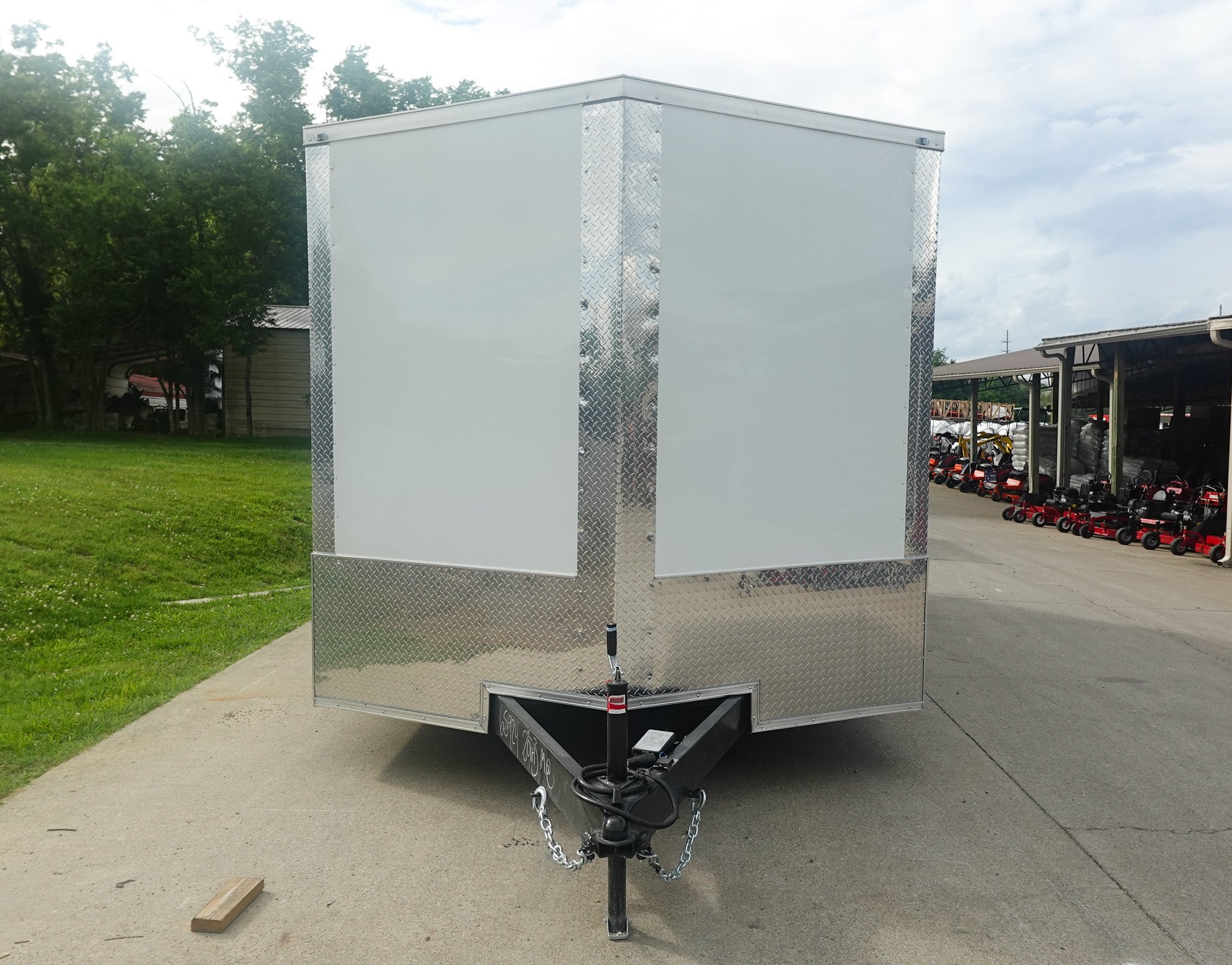 8.5×20 White Enclosed Trailer (2) 5200LB With 7 Interior Height 10K GVWR - Image 2