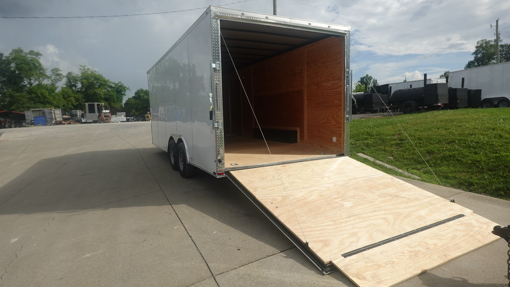 8.5×20 White Enclosed Trailer (2) 5200LB With 7 Interior Height 10K GVWR - Image 8