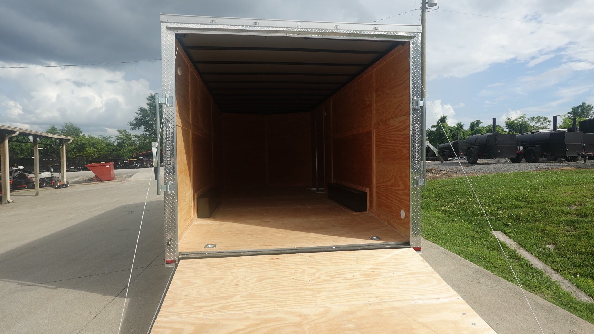 8.5×20 White Enclosed Trailer (2) 5200LB With 7 Interior Height 10K GVWR - Image 9