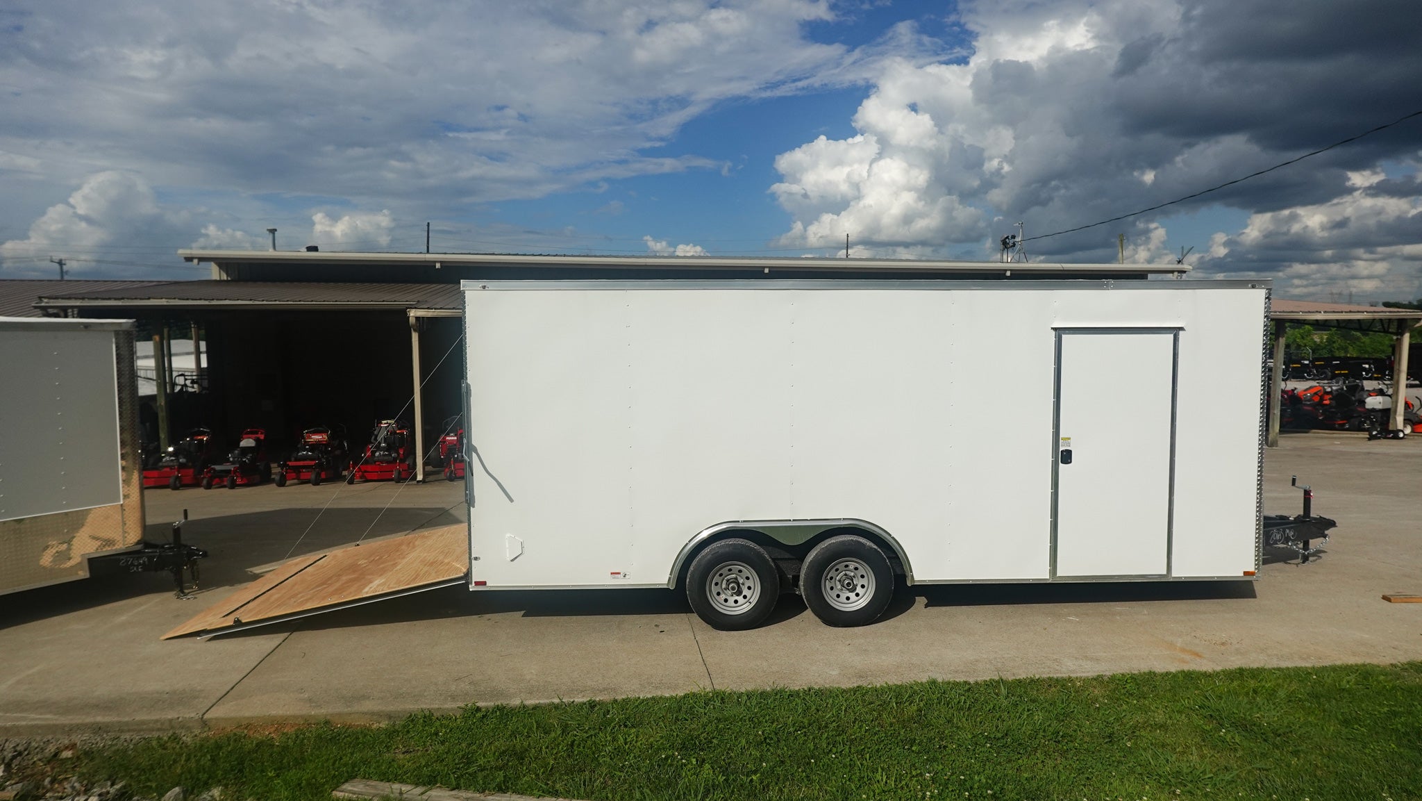 8.5×20 White Enclosed Trailer (2) 5200LB With 7 Interior Height 10K GVWR - Image 5