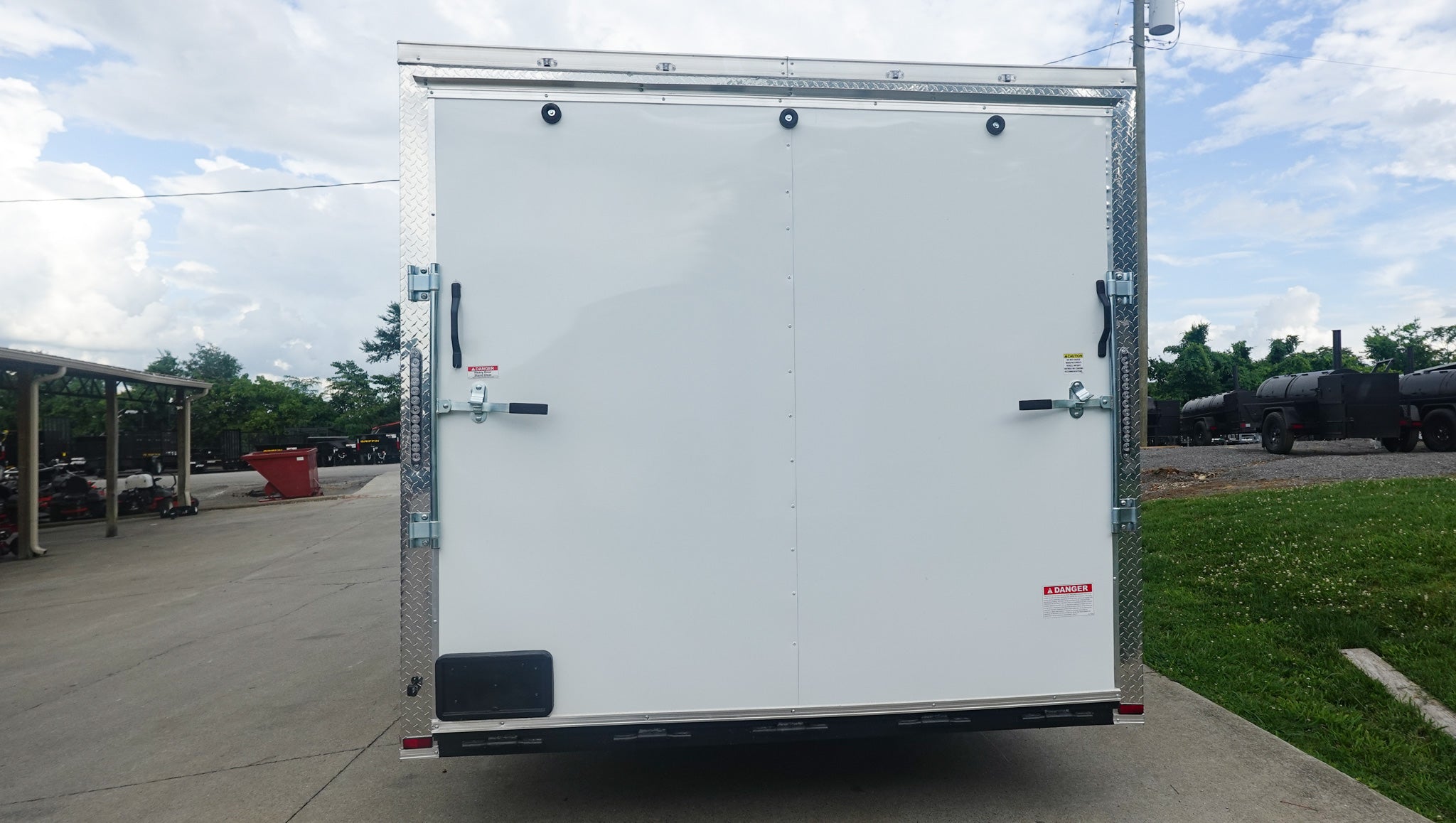 8.5×20 White Enclosed Trailer (2) 5200LB With 7 Interior Height 10K GVWR - Image 12