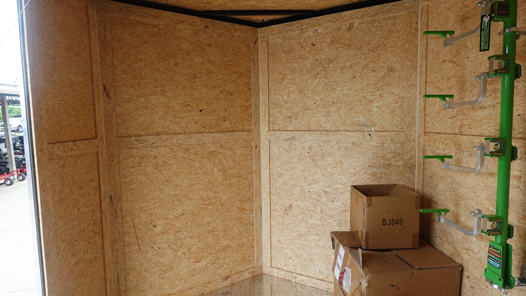 7×20 Black Hybrid Enclosed Trailer ATP Floor (2) 7K Axles - Image 34