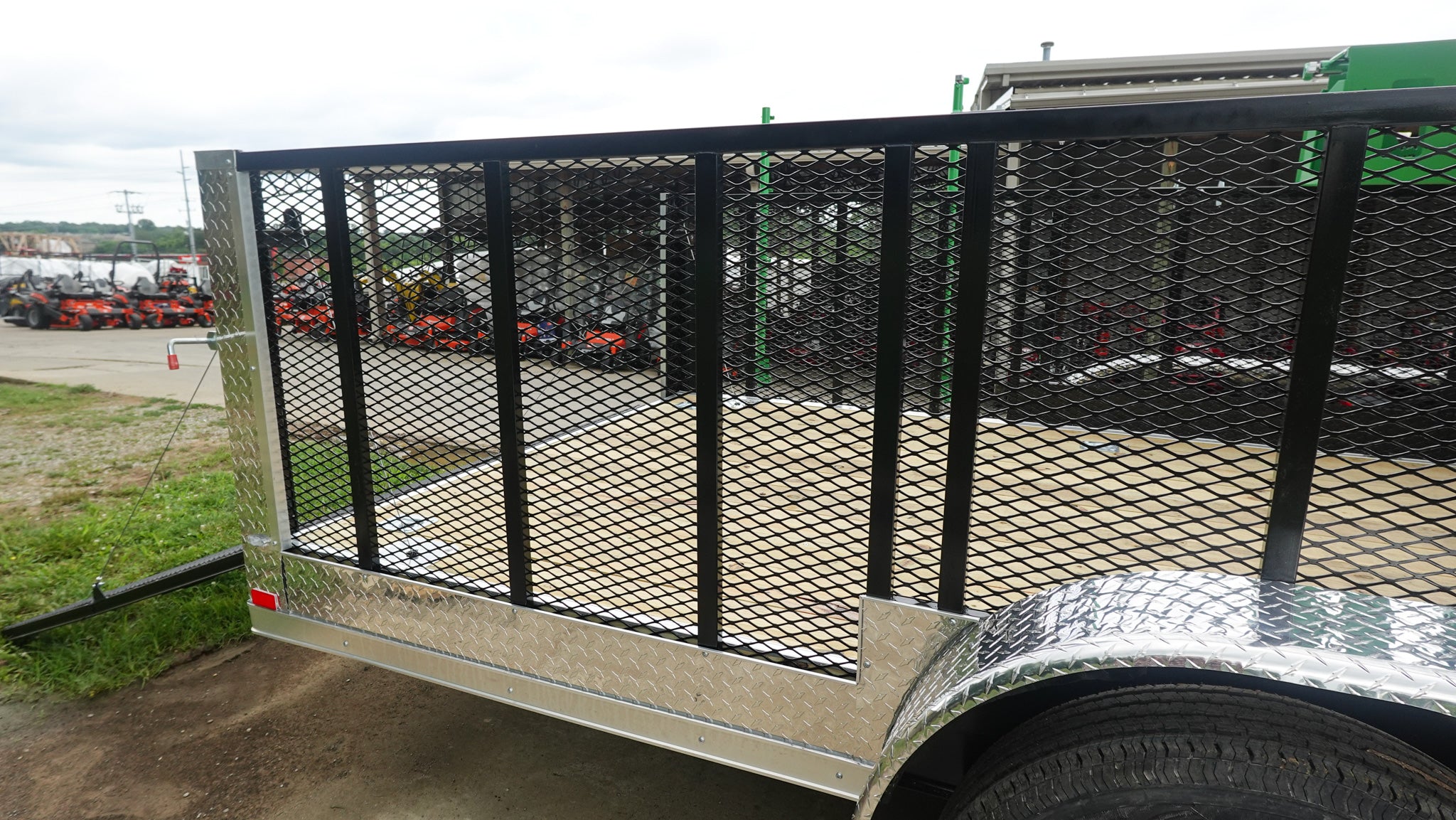 7×20 Black Hybrid Enclosed Trailer ATP Floor (2) 7K Axles - Image 5