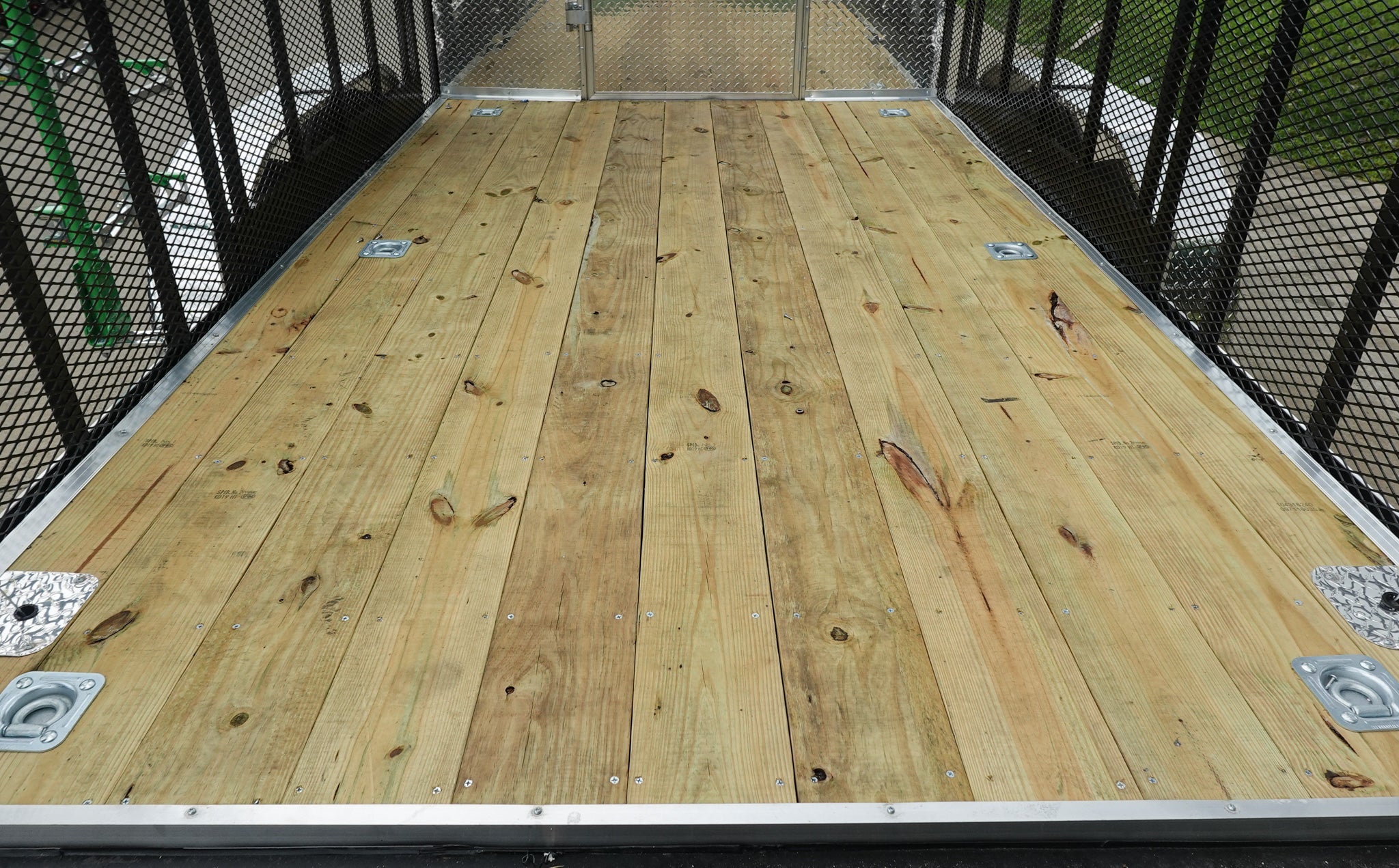 7×20 Black Hybrid Enclosed Trailer ATP Floor (2) 7K Axles - Image 13