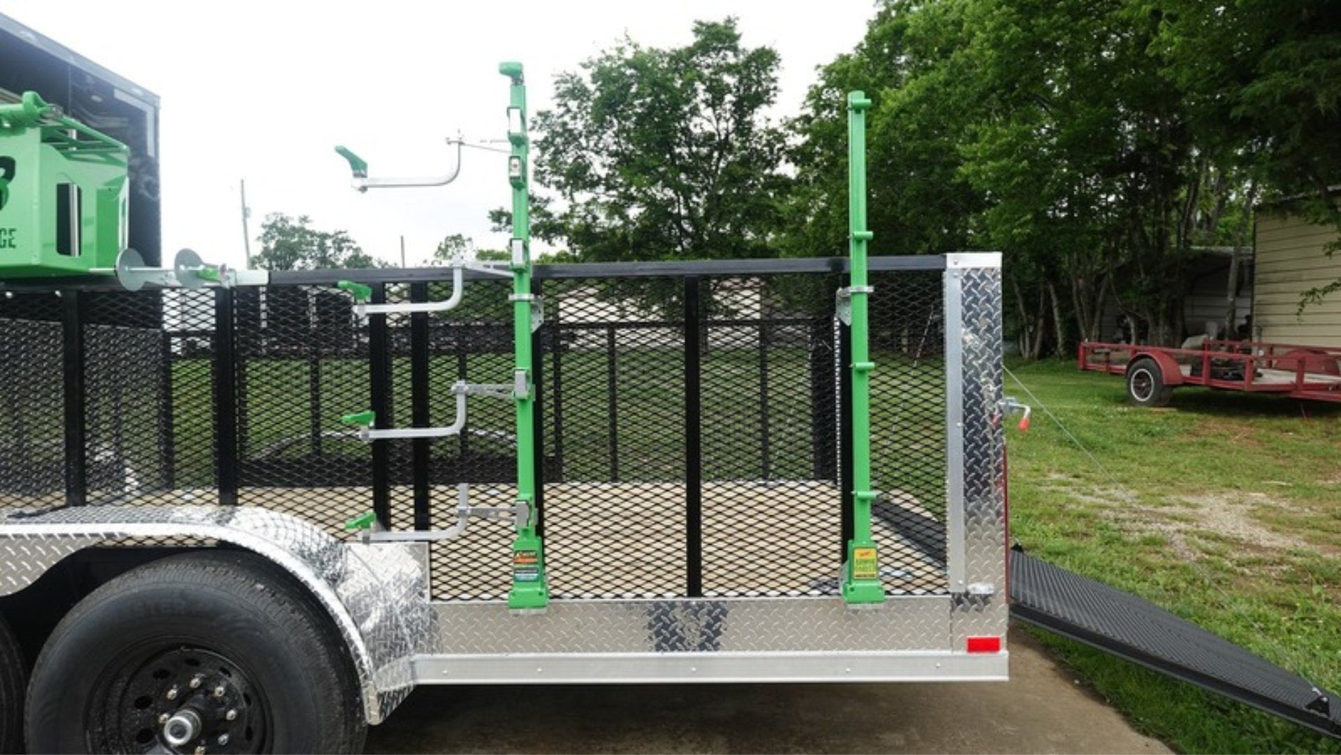 7×20 Black Hybrid Enclosed Trailer ATP Floor (2) 7K Axles - Image 10