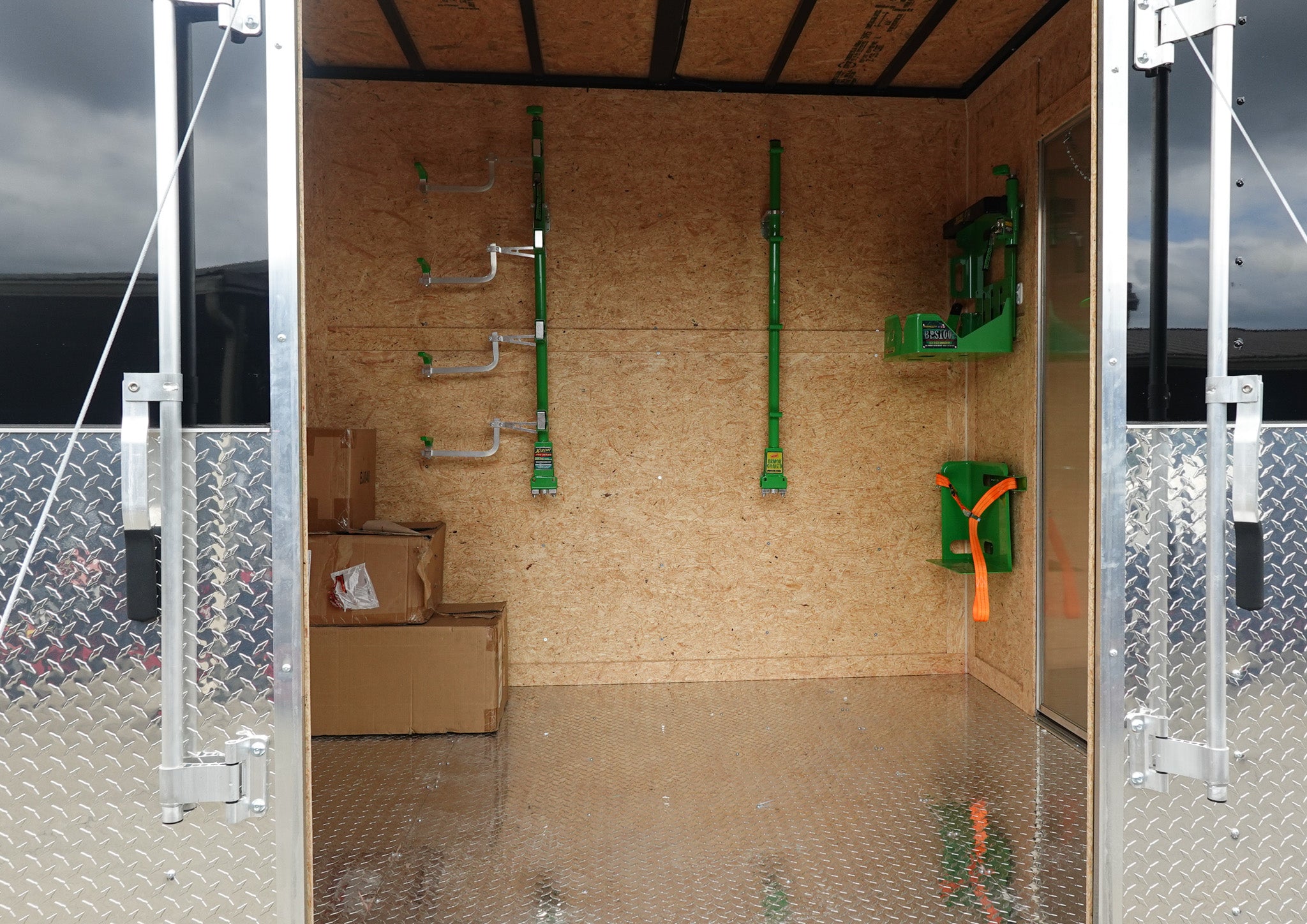 7×20 Black Hybrid Enclosed Trailer ATP Floor (2) 7K Axles - Image 20