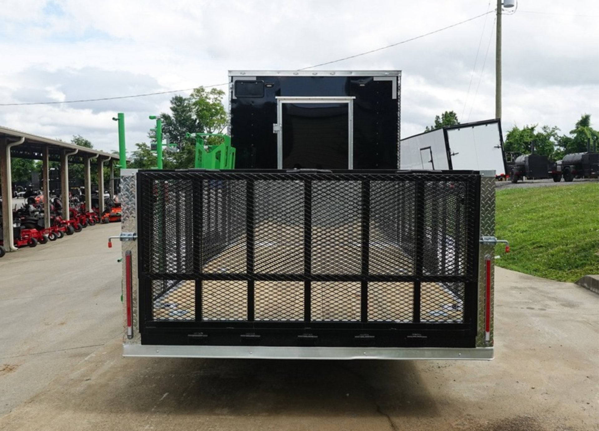 7×20 Black Hybrid Enclosed Trailer ATP Floor (2) 7K Axles - Image 11