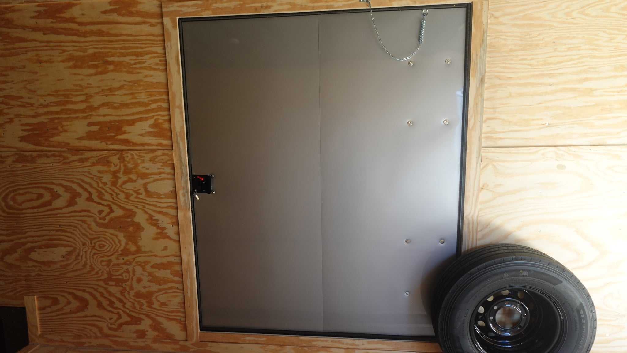 8.5×36 Indigo Blue Blackout Enclosed Trailer Escape Doors E Track Floor (3) 7K Axles 21K GVWR - Image 20