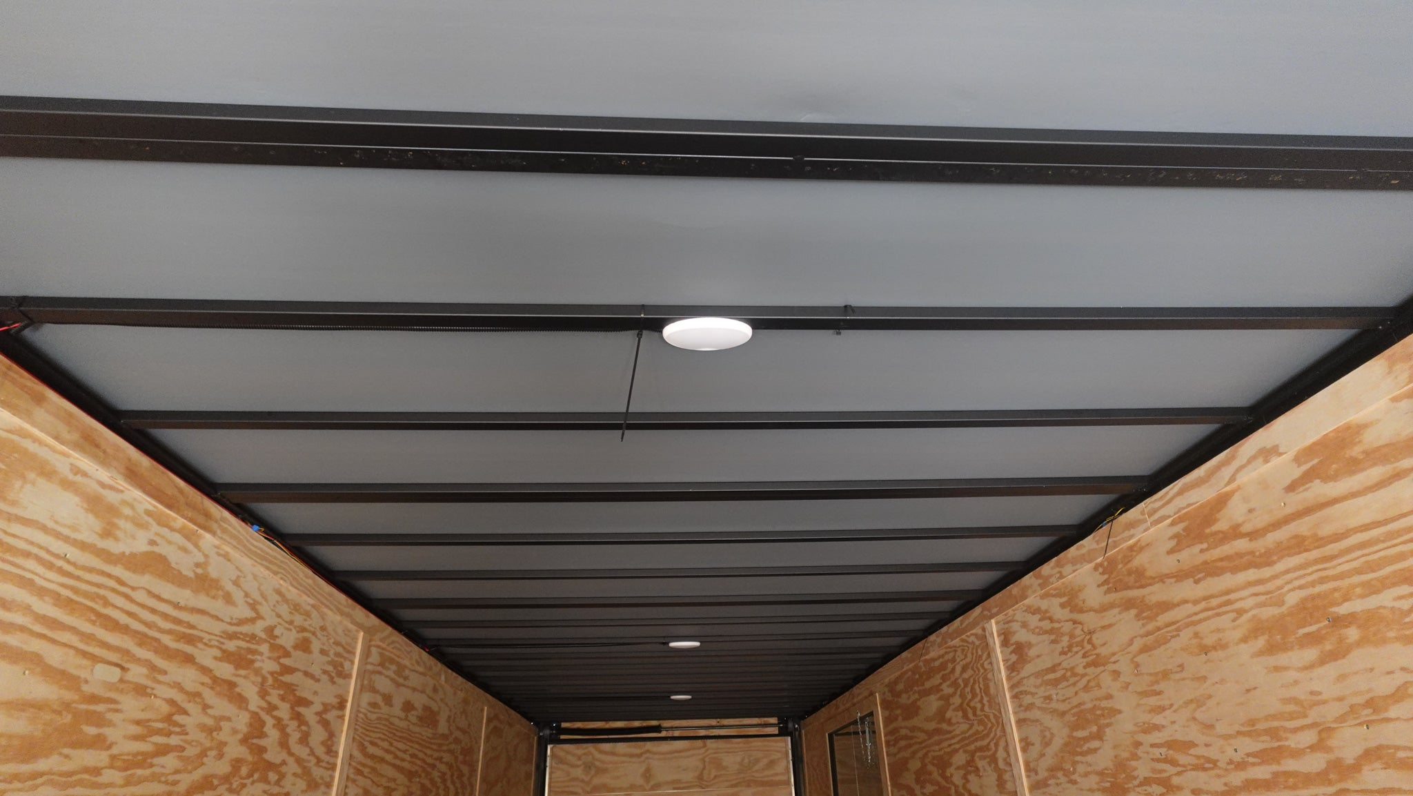 8.5×36 Indigo Blue Blackout Enclosed Trailer Escape Doors E Track Floor (3) 7K Axles 21K GVWR - Image 21