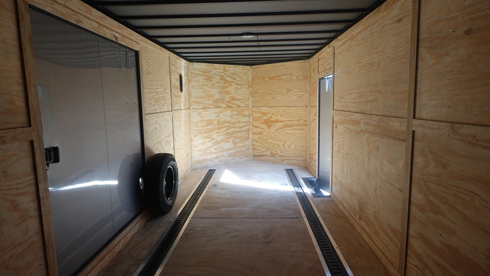 8.5×36 Indigo Blue Blackout Enclosed Trailer Escape Doors E Track Floor (3) 7K Axles 21K GVWR - Image 23
