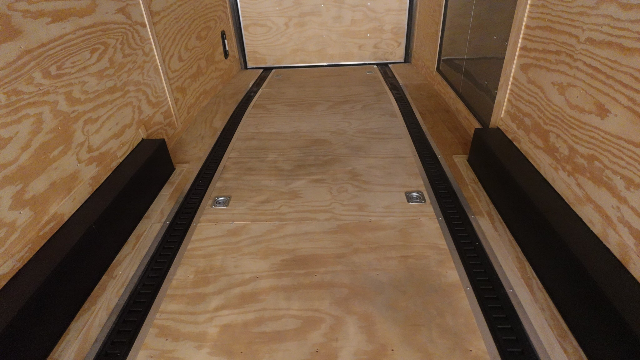 8.5×36 Indigo Blue Blackout Enclosed Trailer Escape Doors E Track Floor (3) 7K Axles 21K GVWR - Image 26