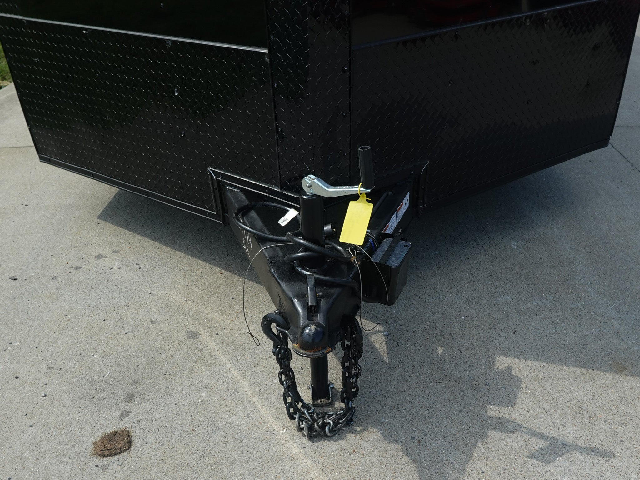 8.5×24 V-Nose Enclosed Trailer (2) 7000LB Axles with Wench Lift 14K GVWR - Image 17