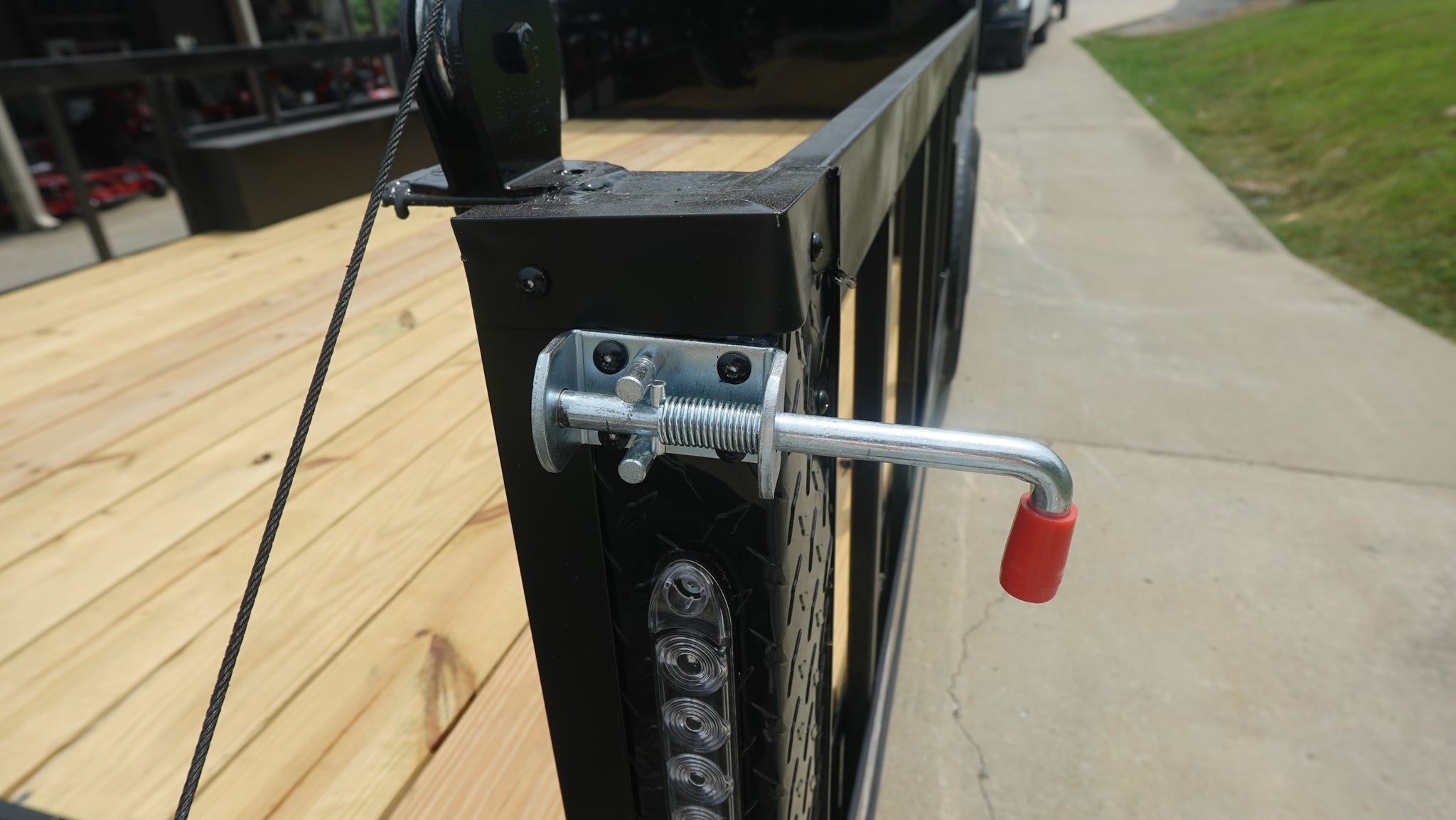 8.5×24 Black W/Black Out Hybrid Enclosed Trailer V-Nose (2) 7,000lb With Rails - Image 26