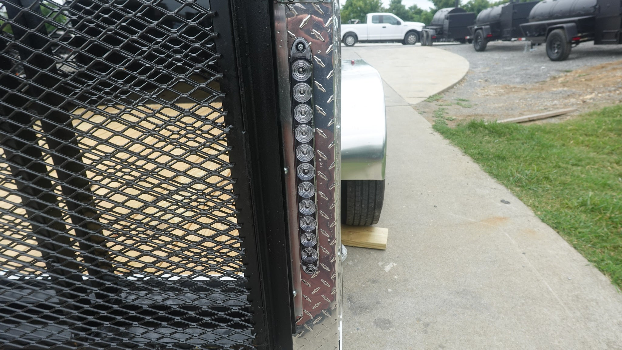 7×16 Black Hybrid Enclosed Trailer (2) 7000LB Axles Storage 14 Ply Tires - Image 17