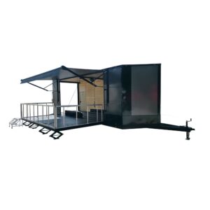 8.5′ X 24′ Custom Stage and Event Marketing Enclosed Trailer