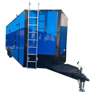 8.5′ X 24′ Cobalt Blue With Blackout Custom Enclosed Trailer