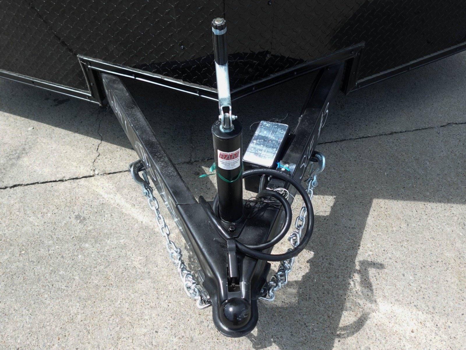 8.5×20 Black V-Nose Enclosed Trailer with Blackout Pkg (2) 5,200lb Axles - Image 9