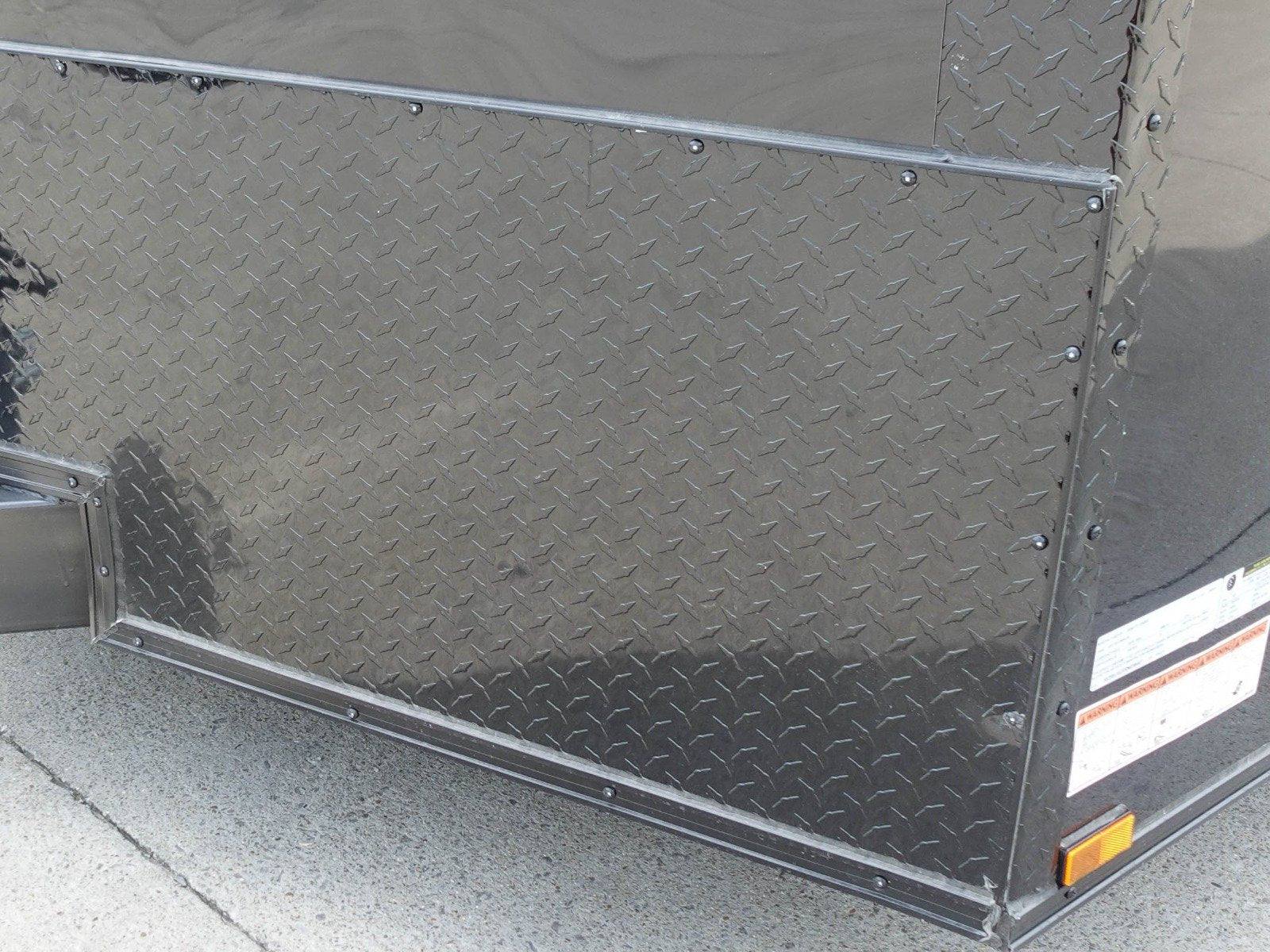 8.5×20 Black V-Nose Enclosed Trailer with Blackout Pkg (2) 5,200lb Axles - Image 10