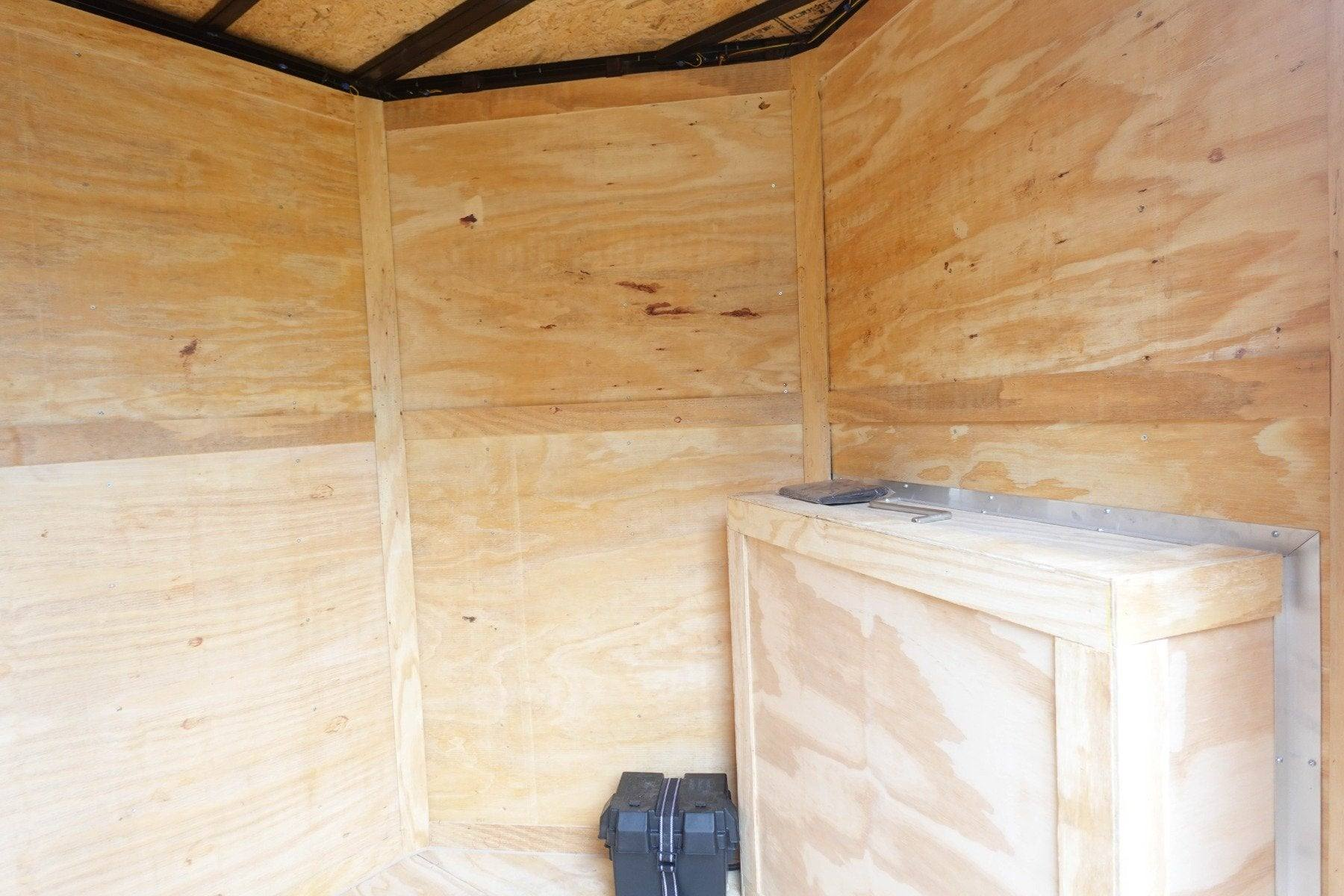 Enclosed Trailer 7′ X 20′ Red Hybrid Motorcycle Event With Roof - Image 18