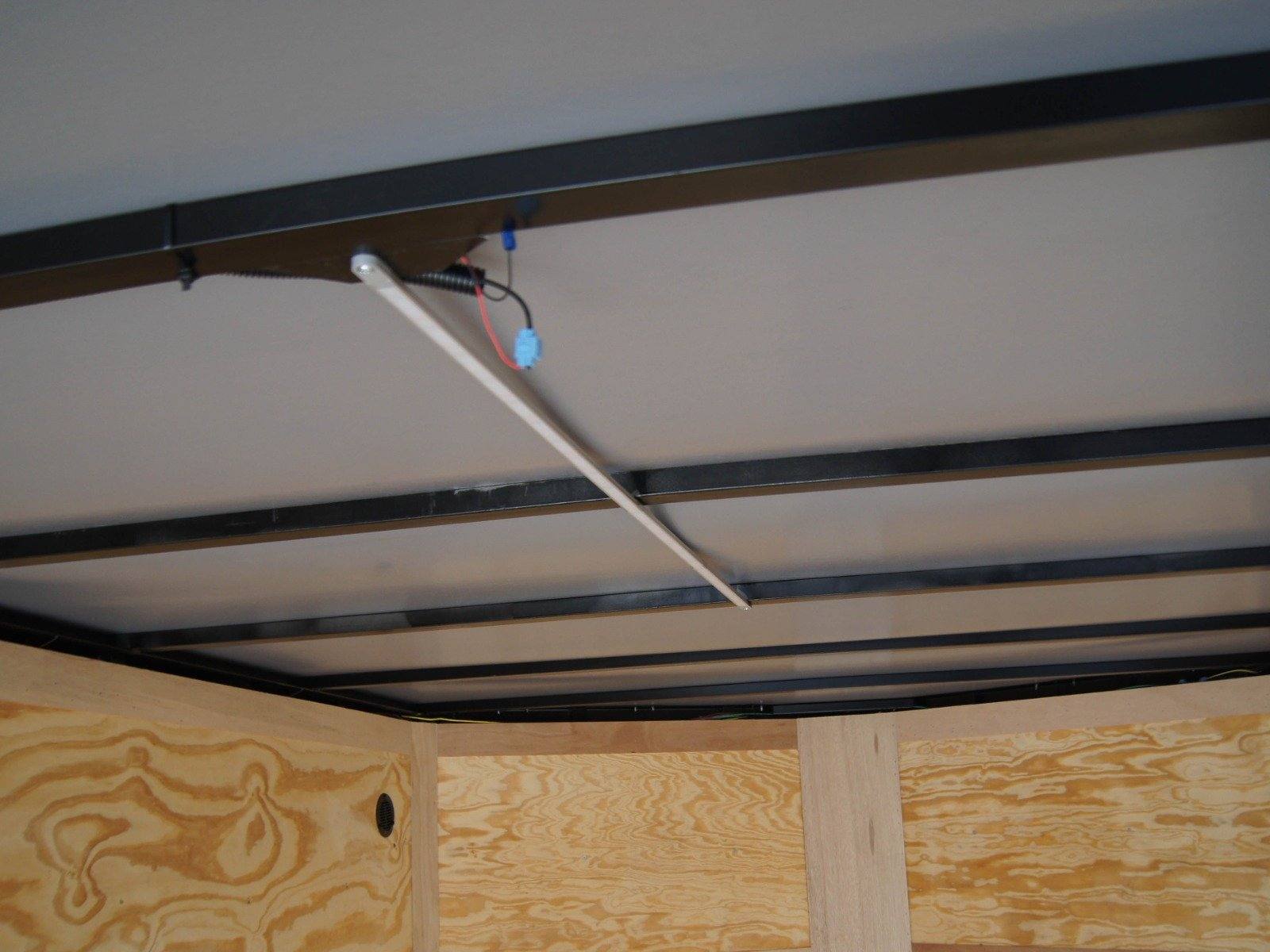 7×14 Enclosed Trailer Black V-Nose Blackout Package Storage (2) 3,500lb Axles - Image 19