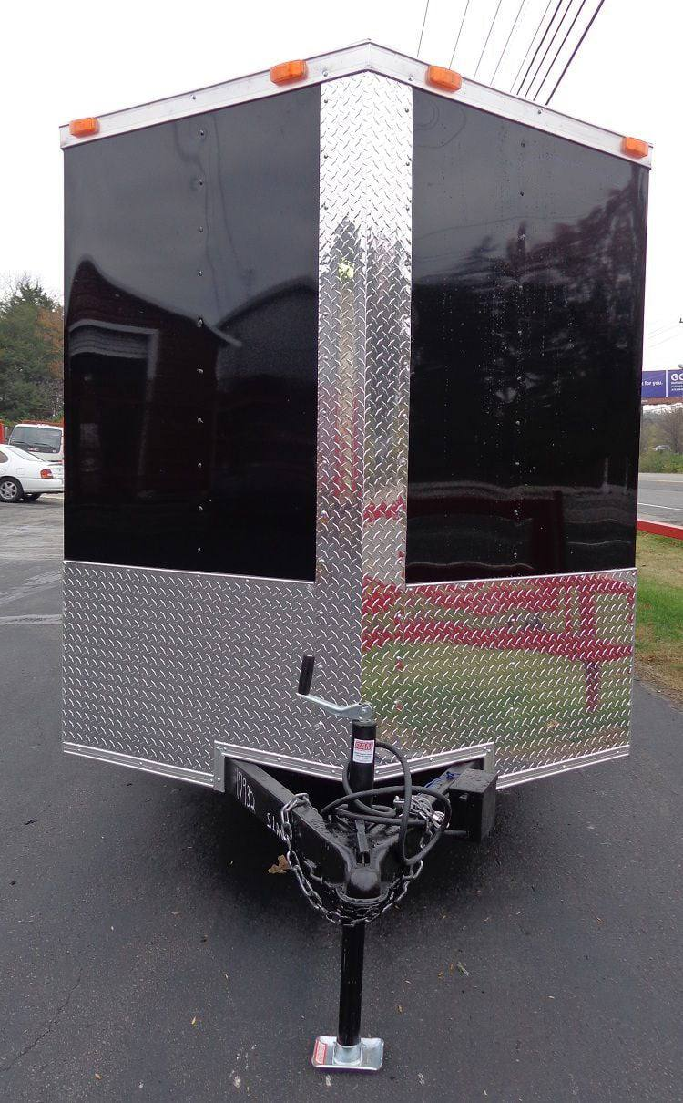 Enclosed Trailer 6’x16′ Black – V-Nose Cargo Equipment Car ATV Storage - Image 5