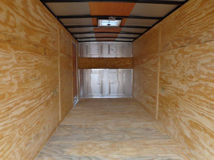 Enclosed Trailer 6’x16′ Black – V-Nose Cargo Equipment Car ATV Storage - Image 11