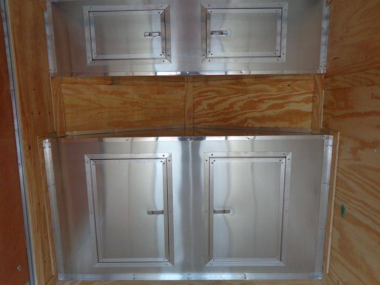 Enclosed Trailer 6’x16′ Black – V-Nose Cargo Equipment Car ATV Storage - Image 13