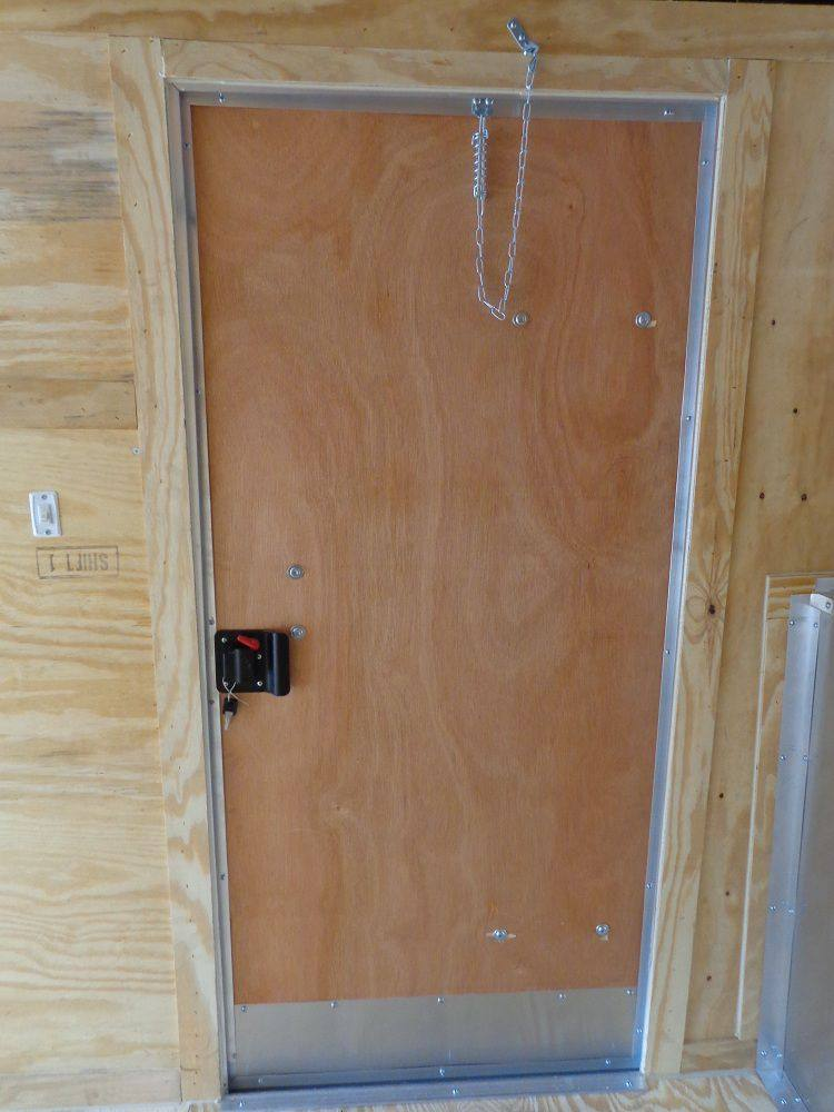 Enclosed Trailer 6’x16′ Black – V-Nose Cargo Equipment Car ATV Storage - Image 12