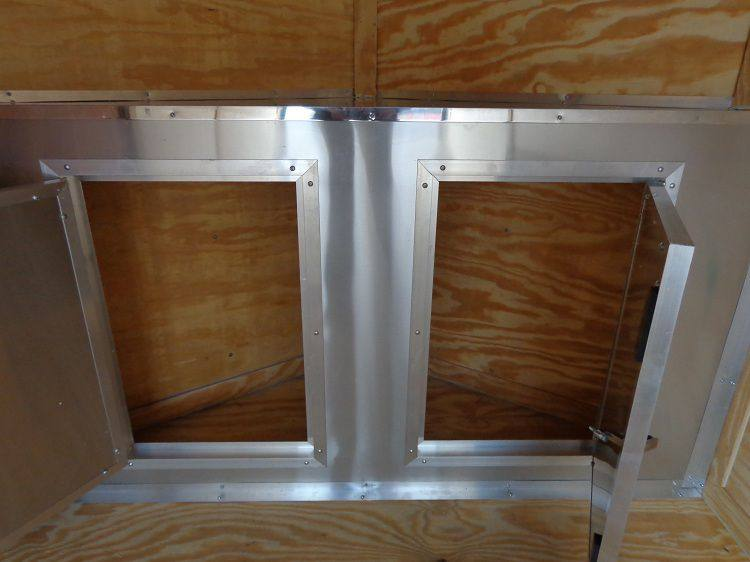 Enclosed Trailer 6’x16′ Black – V-Nose Cargo Equipment Car ATV Storage - Image 14