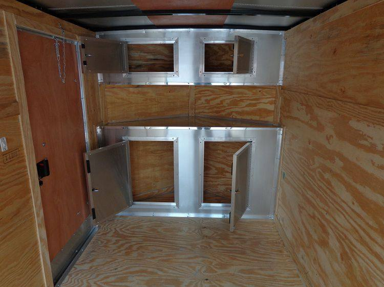 Enclosed Trailer 6’x16′ Black – V-Nose Cargo Equipment Car ATV Storage - Image 15