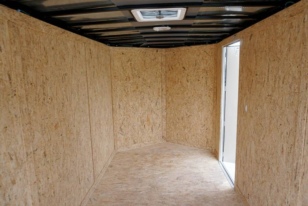 6×12 V-Nose Enclosed Trailer with Ramp and Side Door (1) 3,500lb Axle - Image 19