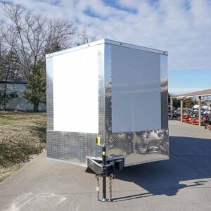 Enclosed Trailer 8.5′ x 20′ White – Cargo Hauler Car Motorcycle Storage