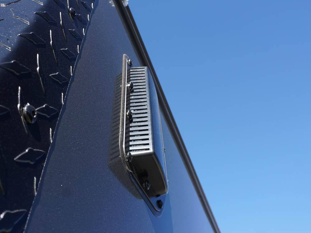 7×16 Enclosed Trailer Charcoal V-Nose Blackout Package Tandem Axle Storage - Image 11