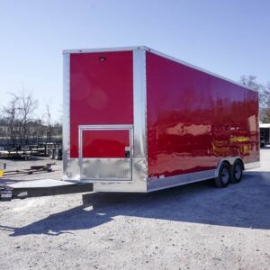 Enclosed Trailer 8.5′ X 20′ Custom Red Event Storage