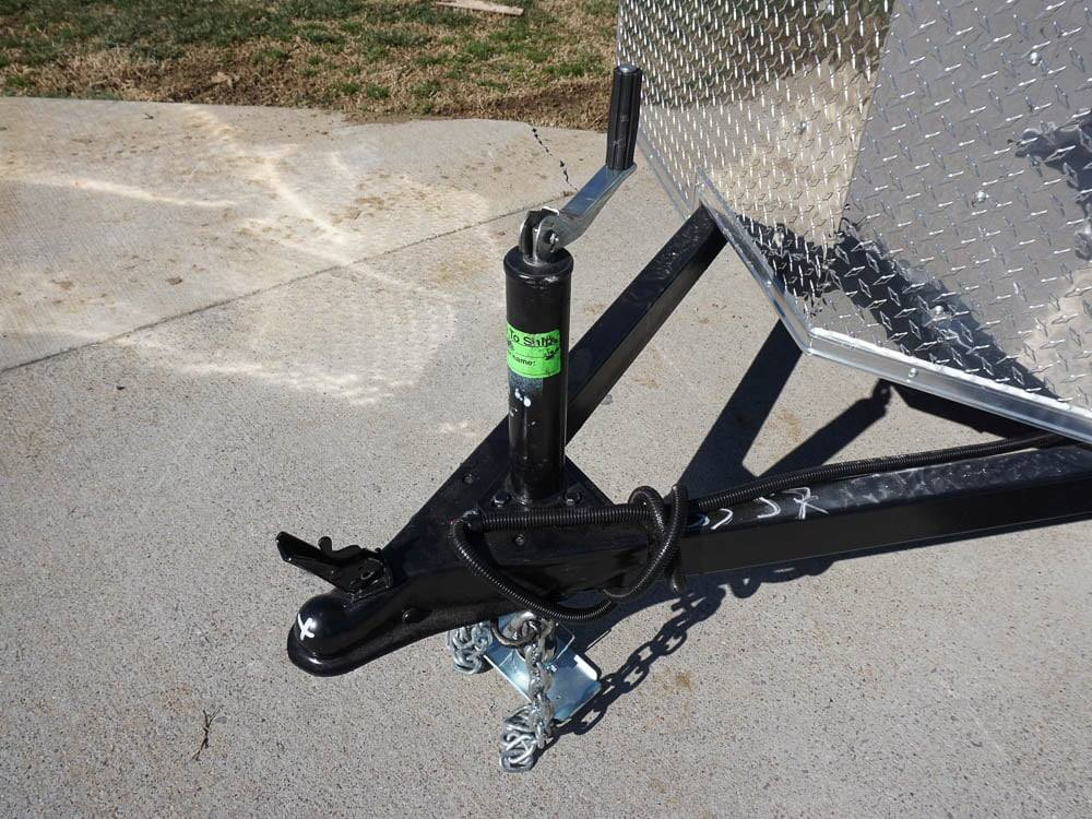 Enclosed Trailer 6′ X 12′ Charcoal- V-Nose 3,500 lb. Axle Storage - Image 13
